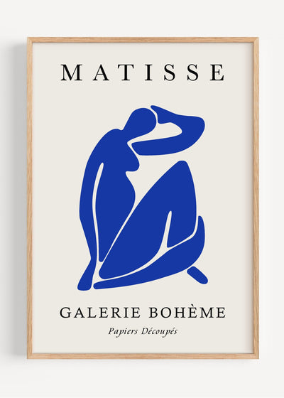 Blue Matisse Galerie Bohème M7 Art Print Peardrop Prints