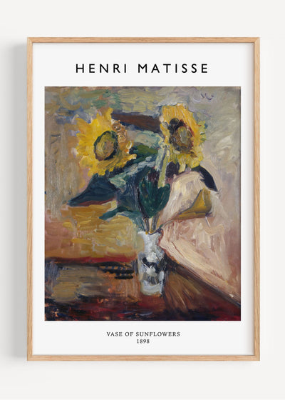 Matisse Vase of Sunflowers M29 Art Print Peardrop Prints