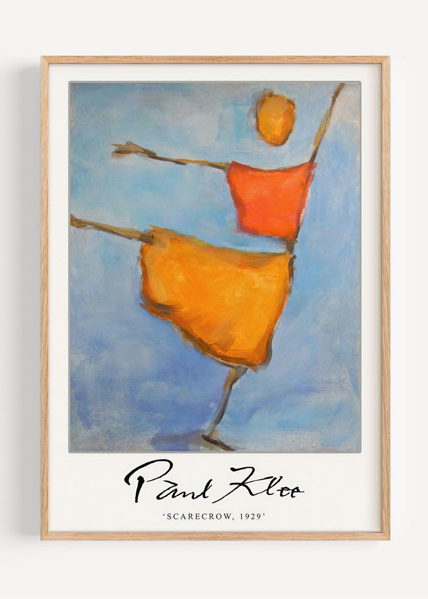 Paul Klee 'Scarecrow' 1929 Poster | Expressionist Wall Art