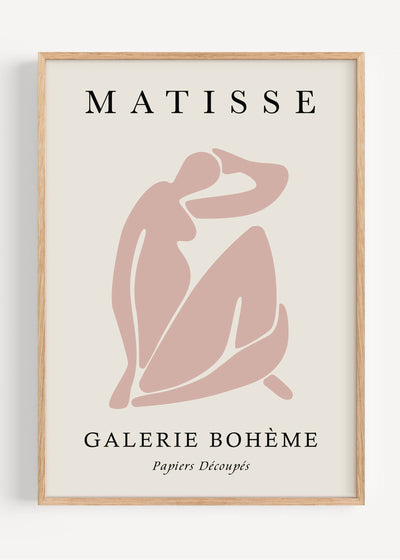 Pink Matisse Galerie Bohème M4 Art Print Peardrop Prints