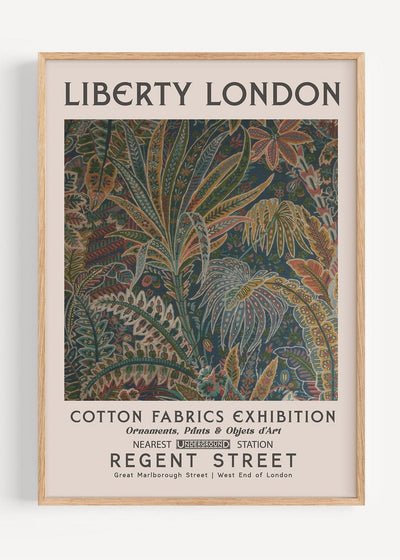 Liberty London Cypress Voyage in Lichen I81-56 Art Print Peardrop Prints