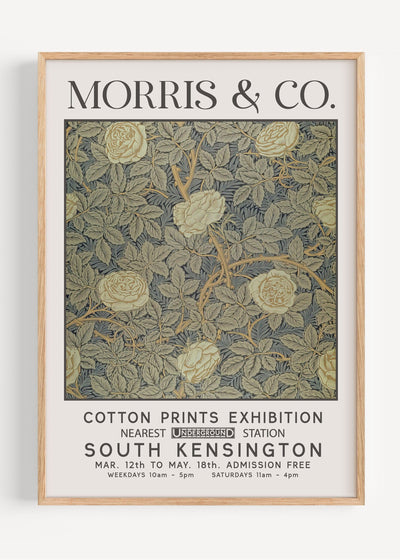 Morris & Co. Golden Rose Print | William Morris Art Poster I136-13 Art Print Peardrop Prints