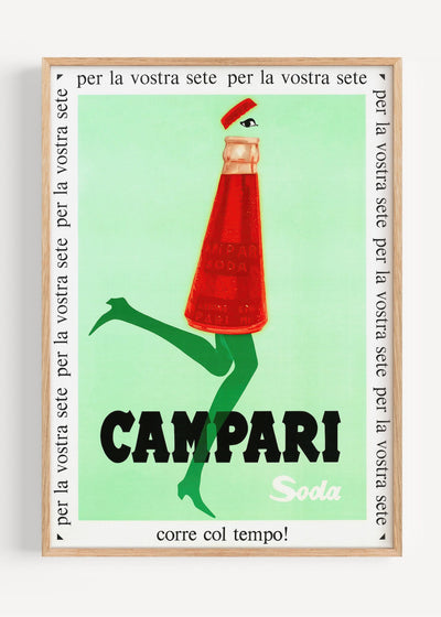 Vintage Campari Poster Art Print Peardrop Prints