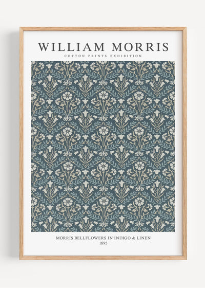 William Morris Bellflowers I3-77 Art Print Peardrop Prints