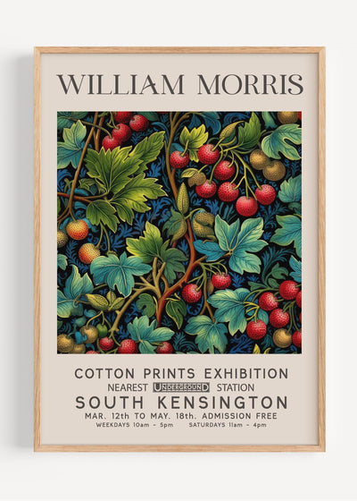 William Morris Berry Bush I40-7 Art Print Peardrop Prints