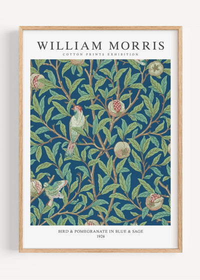 William Morris Bird & Pomegranate I3-84 Art Print Peardrop Prints