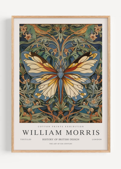 William Morris Butterfly I53-90 Art Print Peardrop Prints