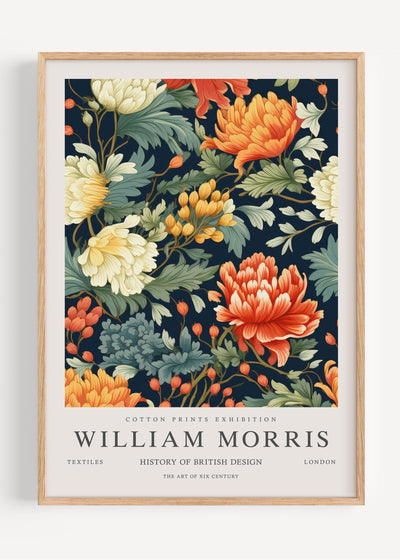 William Morris Floral Pattern I53-36 Art Print Peardrop Prints