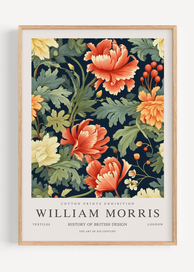 William Morris Floral Pattern I53-37 Art Print Peardrop Prints