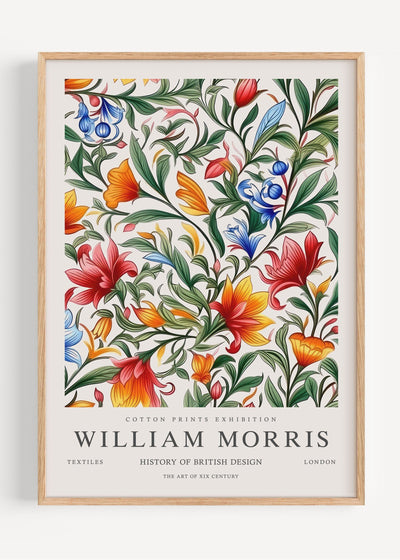William Morris Floral Pattern I53-55 Art Print Peardrop Prints