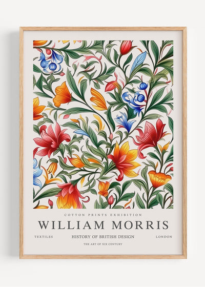 William Morris Floral Pattern I53-55 Art Print Peardrop Prints
