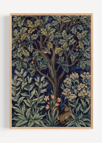 William Morris Forest Scene I3-108 Art Print Peardrop Prints
