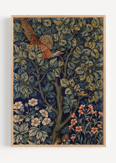 William Morris Forest Scene I3-109 Art Print Peardrop Prints