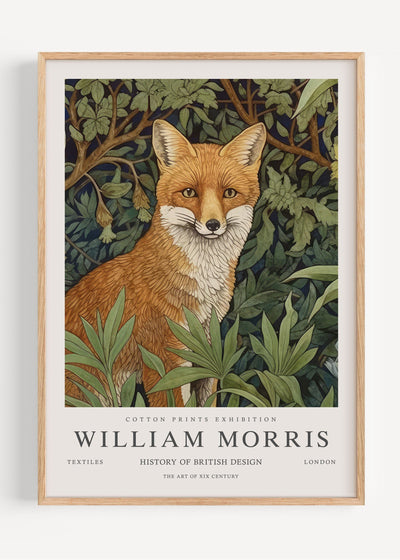 William Morris Fox I53-24 Art Print Peardrop Prints