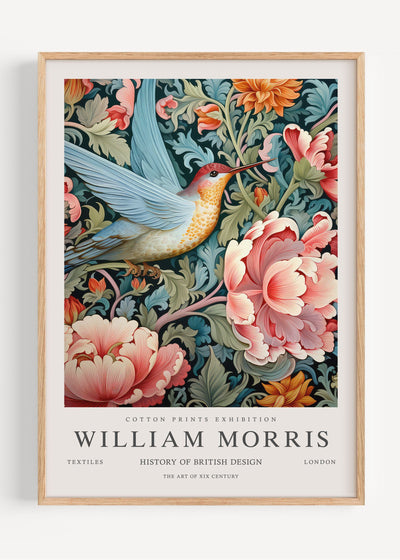 William Morris Hummingbird I53-76 Art Print Peardrop Prints