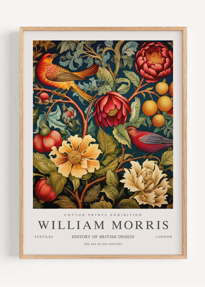William Morris Hummingbird I53-80 Art Print Peardrop Prints
