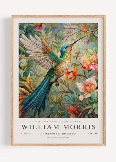 William Morris Hummingbird I53-82 Art Print Peardrop Prints