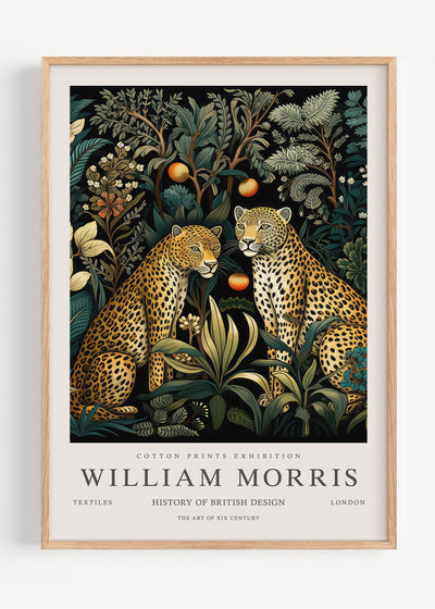 William Morris Leopards I53-121 Art Print Peardrop Prints