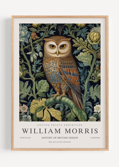 William Morris Owl I53-29 Art Print Peardrop Prints
