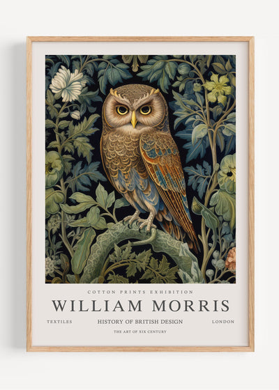 William Morris Owl I53-31 Art Print Peardrop Prints