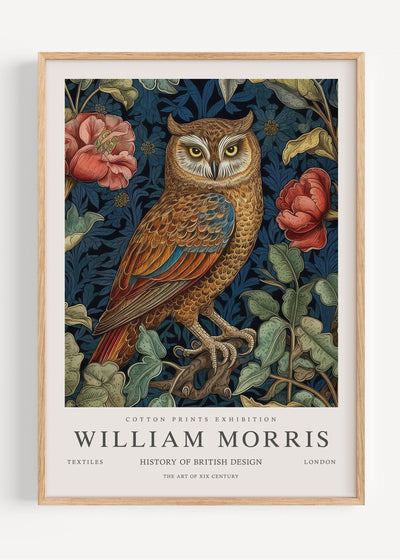 William Morris Owl I53-32 Art Print Peardrop Prints