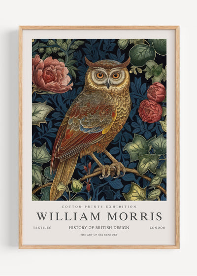 William Morris Owl I53-33 Art Print Peardrop Prints