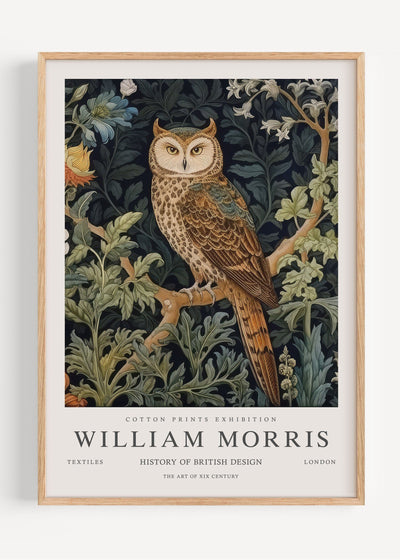 William Morris Owl I53-35 Art Print Peardrop Prints