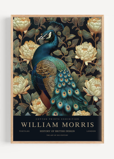 William Morris Peacock I113-35 Art Print Peardrop Prints