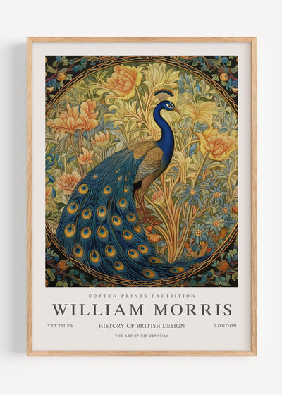 William Morris Peacock I53-133 Art Print Peardrop Prints