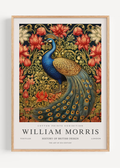 William Morris Peacock I53-159 Art Print Peardrop Prints