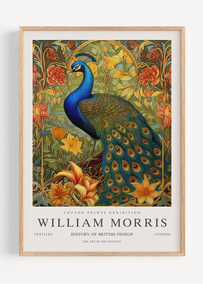 William Morris Peacock I53-161 Art Print Peardrop Prints