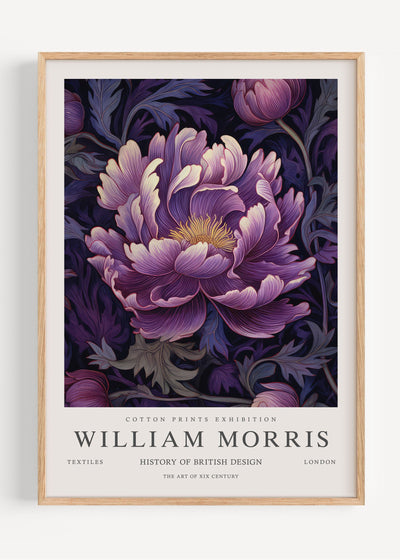 William Morris Peonies I53-114 Art Print Peardrop Prints