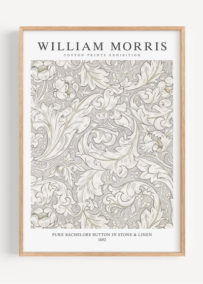 William Morris Pure Bachelors I3-100 Art Print Peardrop Prints