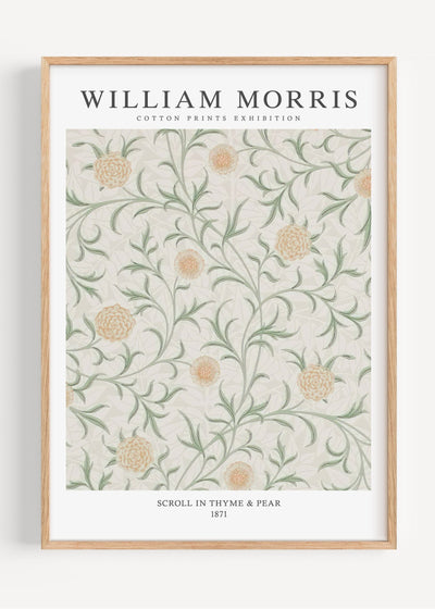 William Morris Scroll I3-89 Art Print Peardrop Prints