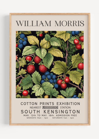 William Morris Strawberry Plant I40-6 Art Print Peardrop Prints
