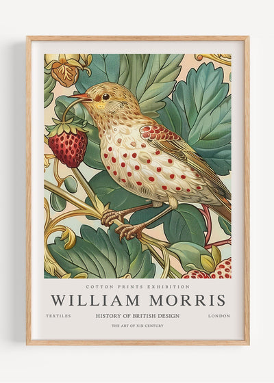William Morris Strawberry Thief I113-2 Art Print Peardrop Prints