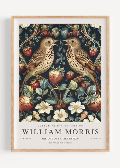 William Morris Strawberry Thief I113-47 Art Print Peardrop Prints