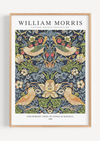 William Morris Strawberry Thief I3-76 Art Print Peardrop Prints