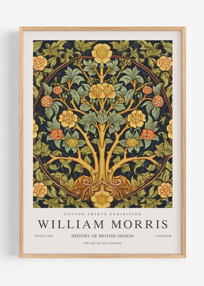 William Morris Tree of Life I53-53 Art Print Peardrop Prints
