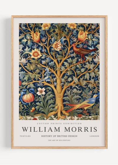 William Morris Tree of Life I53-88 Art Print Peardrop Prints