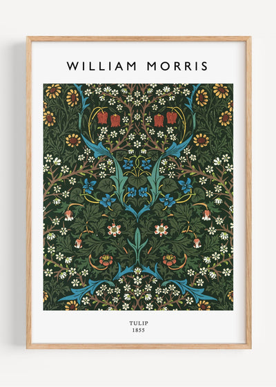 William Morris Tulip I3-7 Art Print Peardrop Prints