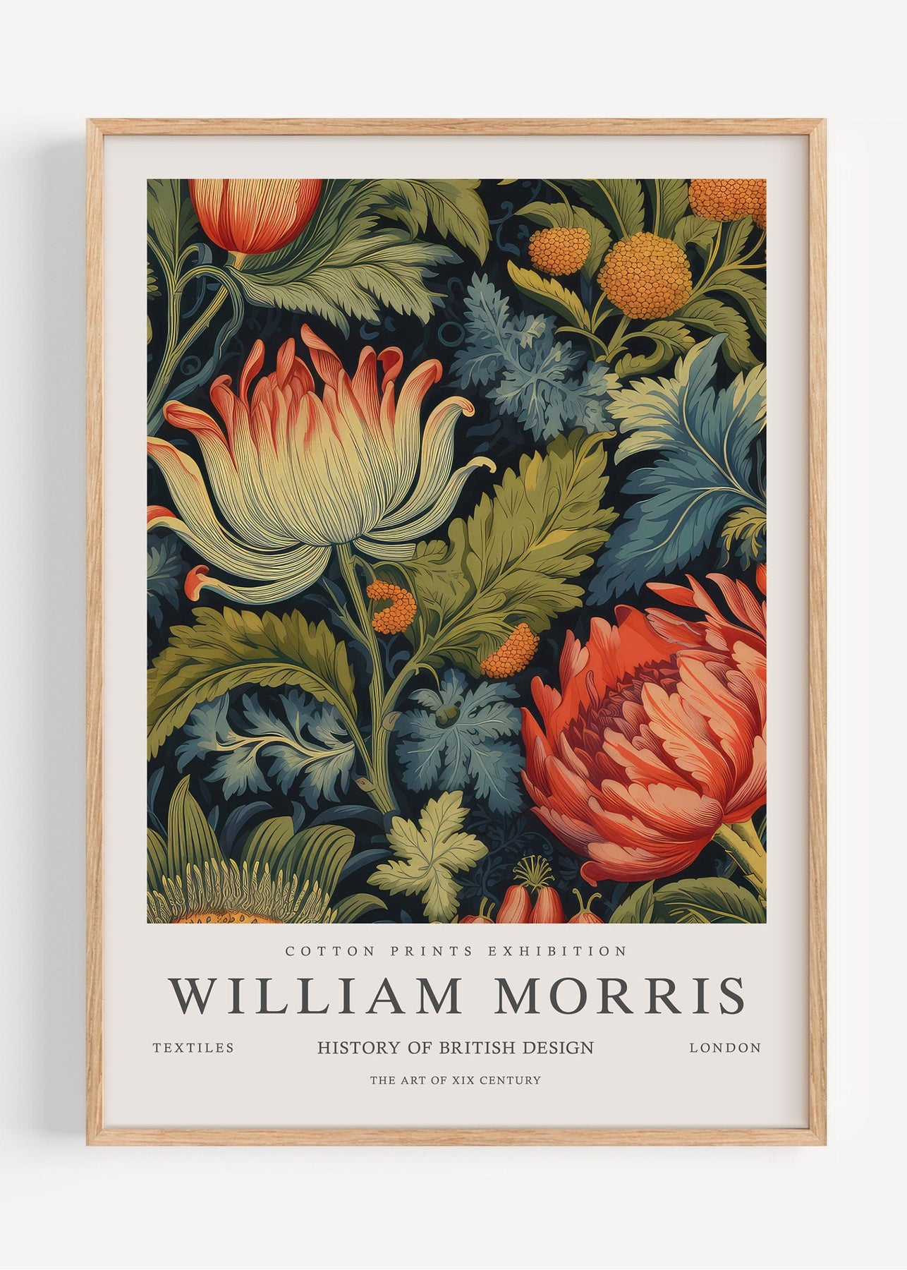 vintage flower posters uk